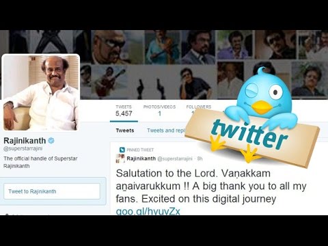 Rajini Tops Twitter Landmark | 10th anniversary - entertamil.com
