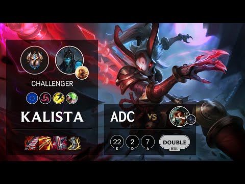 Kalista ADC vs Miss Fortune - EUW Challenger Patch 10.25