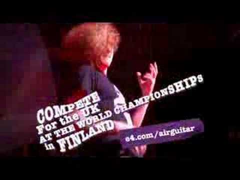 Air guitar advert E4