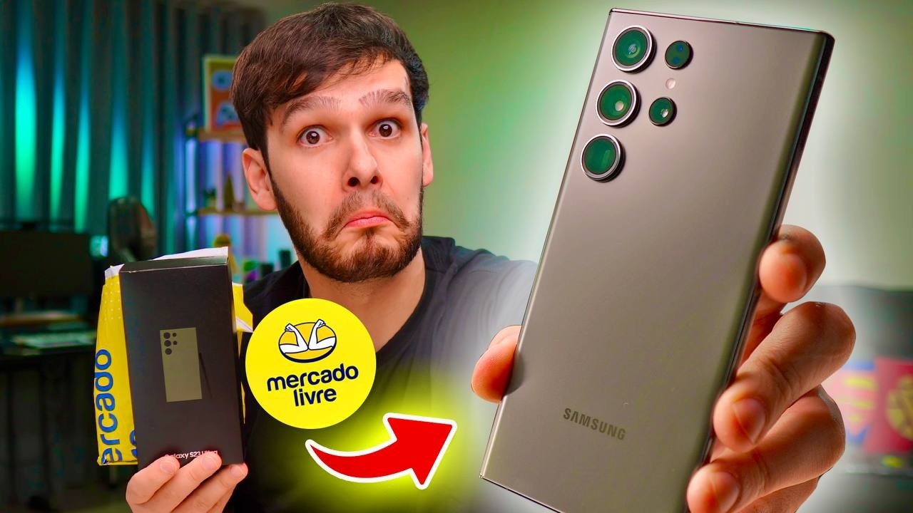 COMPREI UM SAMSUNG S23 ULTRA NO MERCADO LIVRE