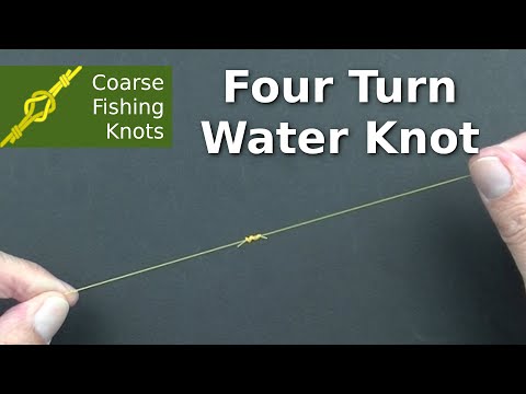 Four turn water knot - How to tie