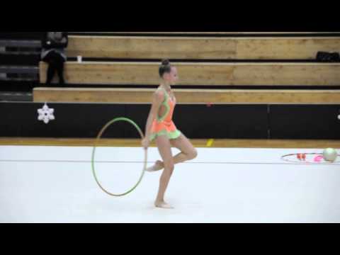 Christmas Cup 13.12.2014 - Arina Leina - 1999 - Hoop - Tallinn - Rhythmic gymnastics