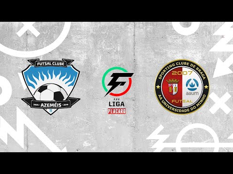 Liga Placard, 18ª jorn.: Futsal Azeméis 2-8 SC Braga
