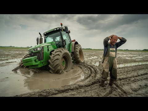 Die besten der erstaunlichen Traktoren, die im Schlamm stecken geblieben sind - 1