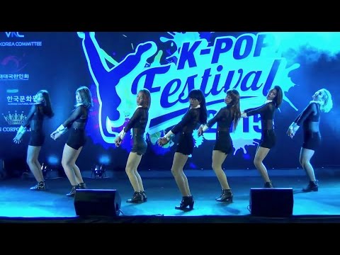 151009 Project ALICE cover AOA - Elvis + Miniskirt @K-POP Festival 2015