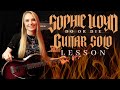 Do Or Die Guitar Solo Lesson Sophie Lloyd