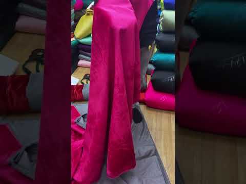 Lycra velvet fusing