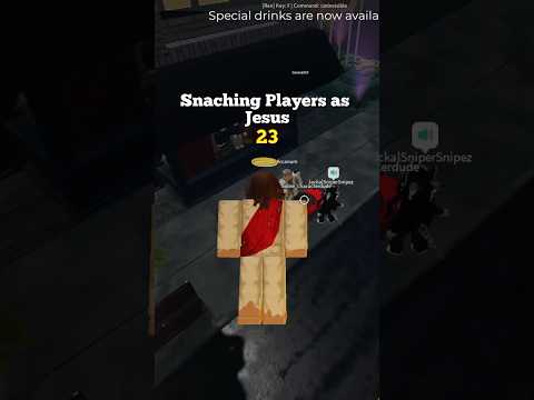 Snaching Players as Jesus 23 #robloxfyp #robloxcomedy #jesus #micup #micuproblox #scream #pranks