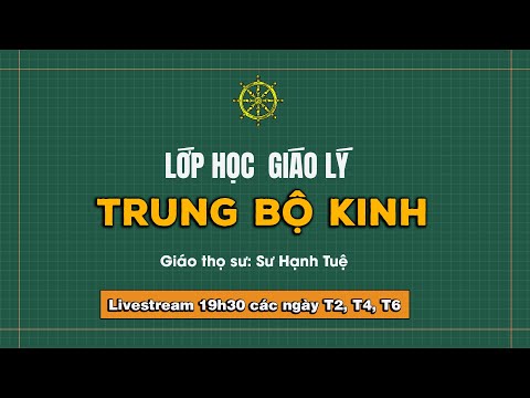 [LIVE] Kinh Trung Bộ MN50. Kinh Hàng ma(Màratajjanìya sutta) (01/08/2024)