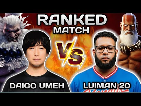 SF6 ▰ Daigo Umehara ( Akuma ) VS Luiman 20 ( Dhalsim, Ken )