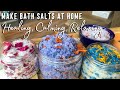 How To Make DIY BATH SALTS At Home 3 Colorful Floral Scented Ideas