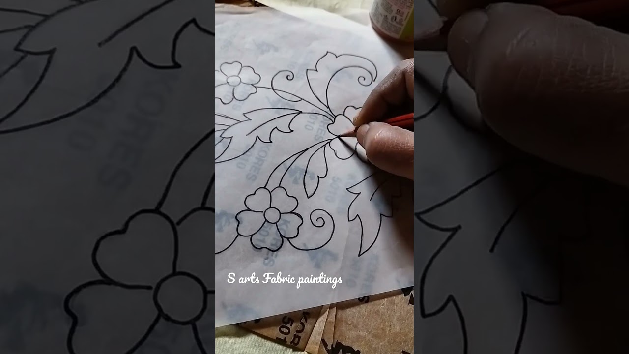 How to Trace the design into the Fabric