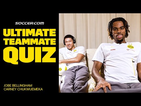 Jobe Bellingham & Carney Chukwuemeka Take on the Ultimate Teammate Quiz 🟡⚫