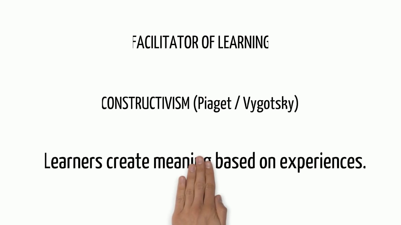 The difference between teachers and facilitators.