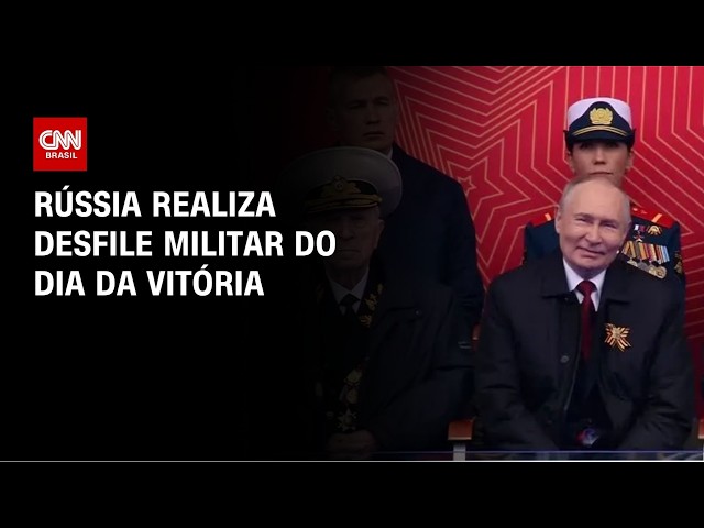 Rússia realiza desfile do Dia da Vitória em meio a cessar fogo com a Ucrânia | AGORA CNN