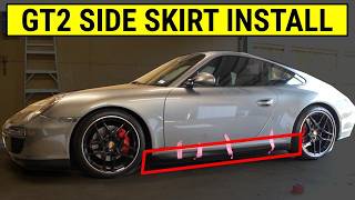 How To Install GT2 Side Skirts on a Porsche 997 (Narrow Body DIY Tutorial) #997 #porsche