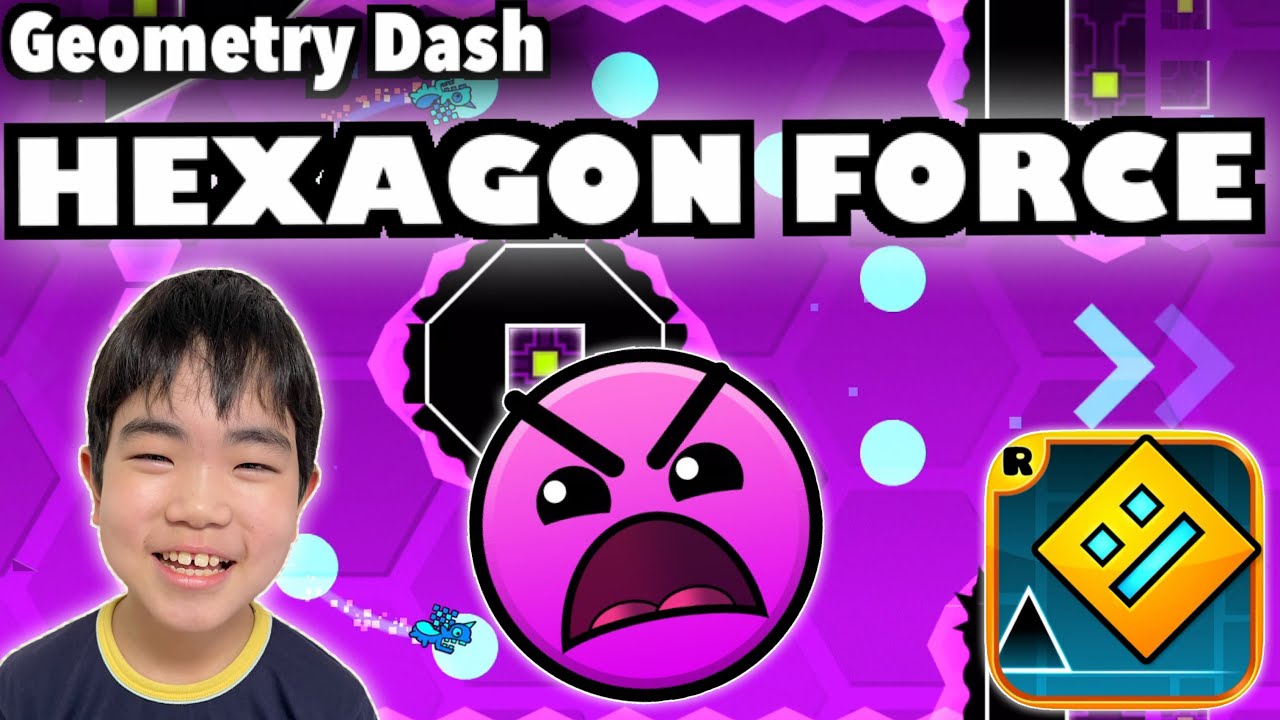 Geometry Dash【HEXAGON FORCE】(All Coins) ジオメトリーダッシュ