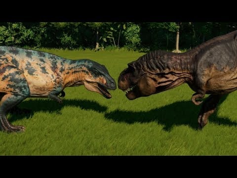 T-Rex vs Acrocanthosaurus, Giganotosaurus, Carcharodontosaurus, Spinosaurus & Indominus Rex