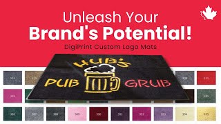 Unleash Your Brand's Potential: DigiPrint Custom Logo Mats for Unmatch