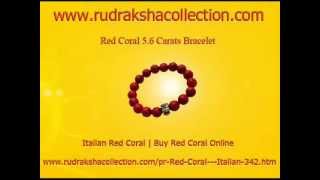 Red Coral gemstone  good fortune in life, prosperity in business