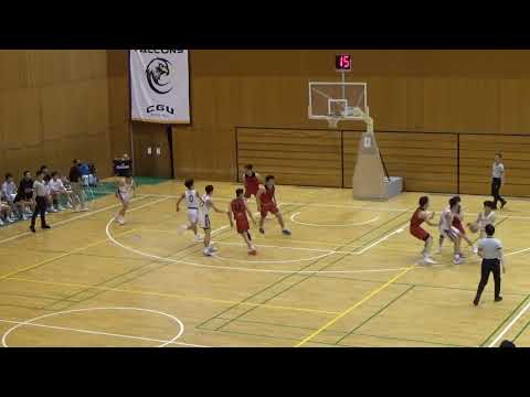 【大学バスケ】中部学院大学　対　浜松学院大学　第２回全日本大学バスケットボール新人戦東海地区予選