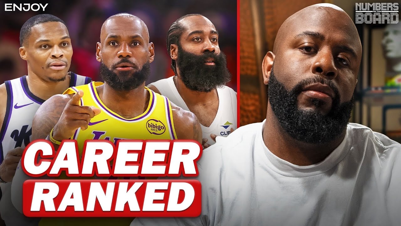 We Ranked NBA Legends Careers | Numbers On The Board
