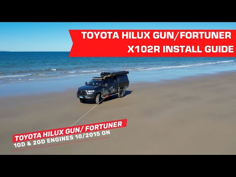 Toyota Hilux GUN & Fortuner Ryco X102R installation guide