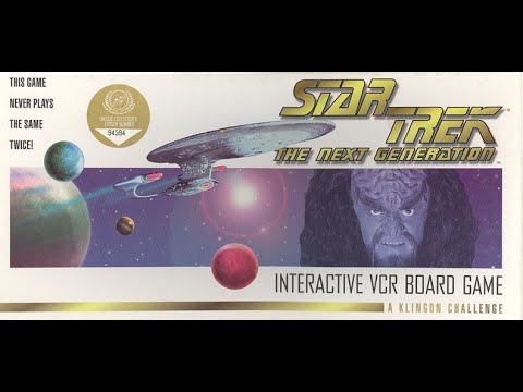 Star Trek The Next Generation: A Klingon Challenge VCR Board Game - Review and How to Play