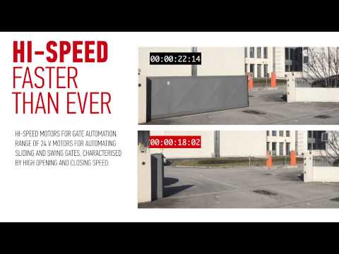 High Speed Motoren voor schuifpoorten en draaipoorten | Mauriks Solutions