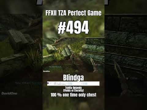 FFXII TZA Perfect Game #494 | Blindga Chest #ffxii #zodiacage #finalfantasy