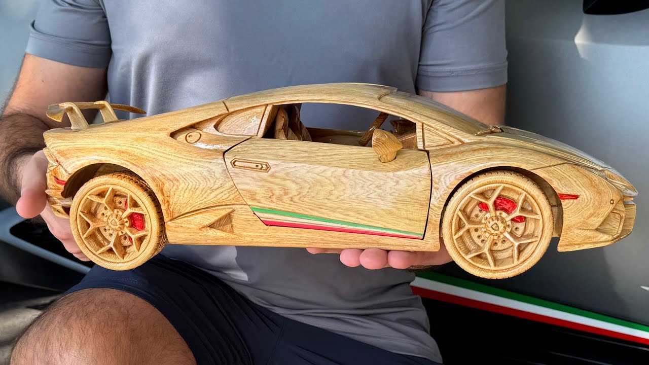 Wood Carving 2018 Lamborghini Huracan Performante – Part 1