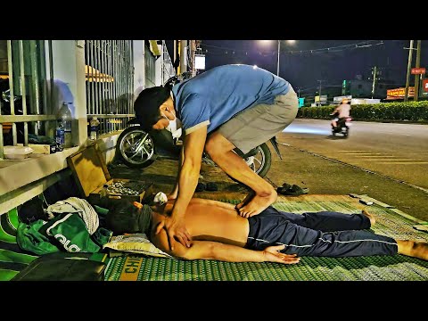 Mask Man’s INSANE Deep Sleep $2 Massage – Street Therapy! 80min ASMR