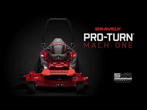 2024 Gravely USA Pro-Turn Mach One 60 in. Kawasaki FX921V 31 hp in Amarillo, Texas - Video 1