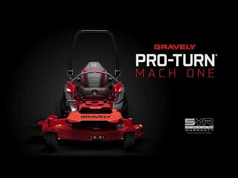 2024 Gravely USA Pro-Turn Mach One 60 in. Kawasaki FX921V 31 hp in Purvis, Mississippi - Video 1