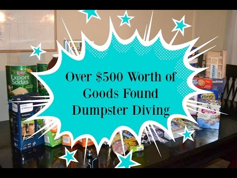 HUGE SCORE Dumpster Diving! Great Night for Giving! Video