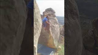 Video thumbnail of Problem 12 (Beer Action), 6c+ (sit). El Cogul