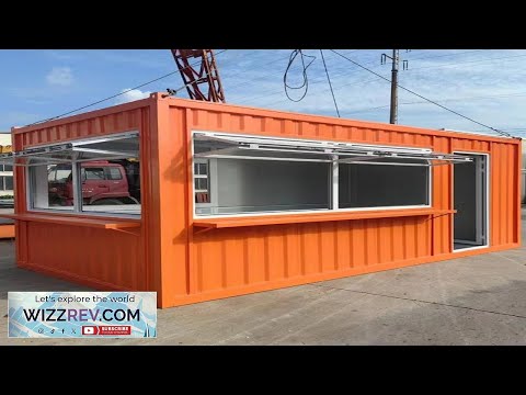 20ft 40ft Folding Container Coffee Shop Restaurant Shipping Container bar Cafe