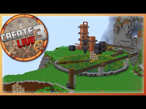 Wir bauen eine Raffinerie! 🔩 Create Live 3 #07