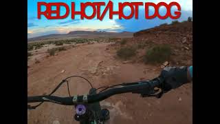 A sunset ride on Red Hot and Hot Dog back to the truck.