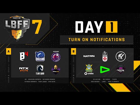[ENG] LBFF 7 - Day 1 - Group A & B | Free Fire Esports