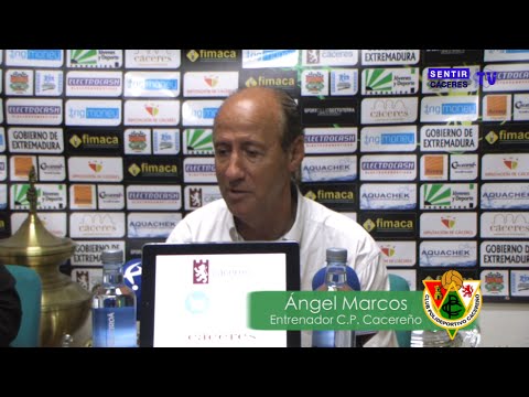 Ángel Marcos: CP Cacereño - UCAM Murcia CF (2ª'B' Gr.IV 14/15)