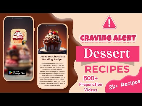 1400+ Dessert Recipes Offline video thumbnail
