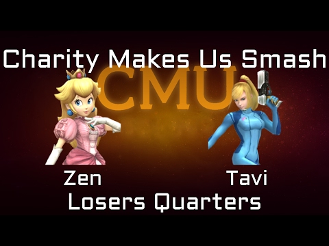 Charity Makes Us Smash Project M Bracket Losers Quarters - Zen (Peach) vs. Tavi (Zero Suit Samus)