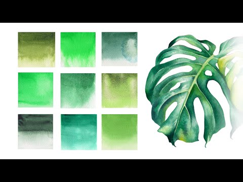 Essential Watercolor Greens 💚 Don’t Buy or Mix Until You Watch!