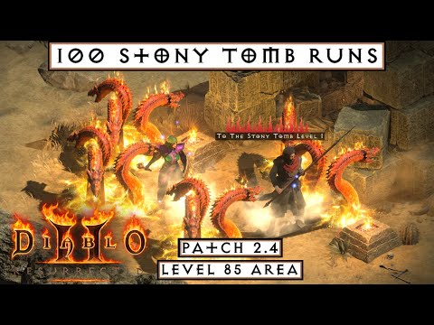 100 Stony Tomb Runs: Diablo 2 Resurrected! Patch 2.4