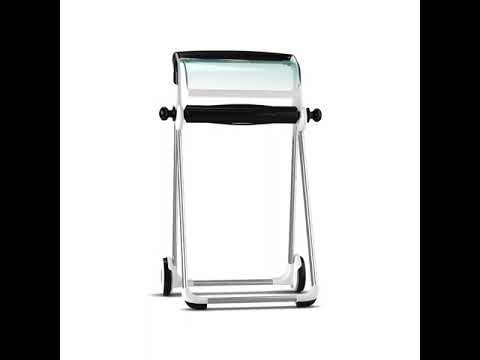 Gulvstativ W1 60 cm Tork W1 - 652000 max rulle bredde 45cm hvid og turkis