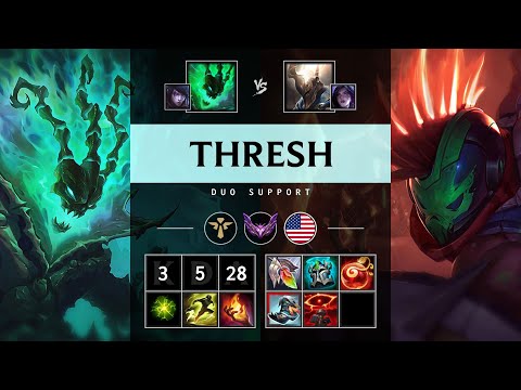 Thresh Support vs Pantheon - NA Master Patch 25.21