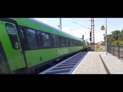 Durchfahrt eines abgeschleppten FLX mit MRCE Taurus