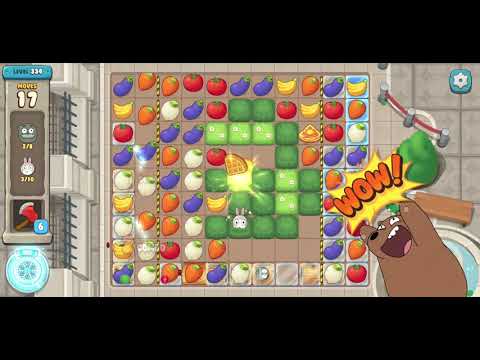 We Bare Bears Match3 Repairs Level 334 - No Boosters