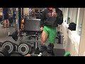 18 year old natural bodybuilder - extremely detailed leg workout